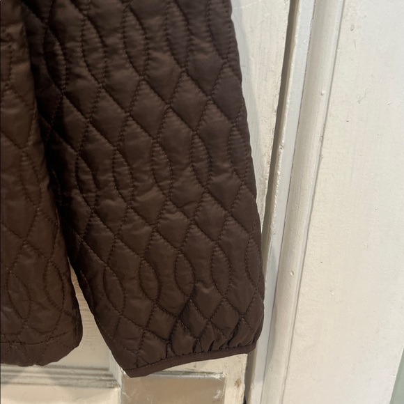 Lands' End Quilted Brown Jacket - Picture 3 of 9